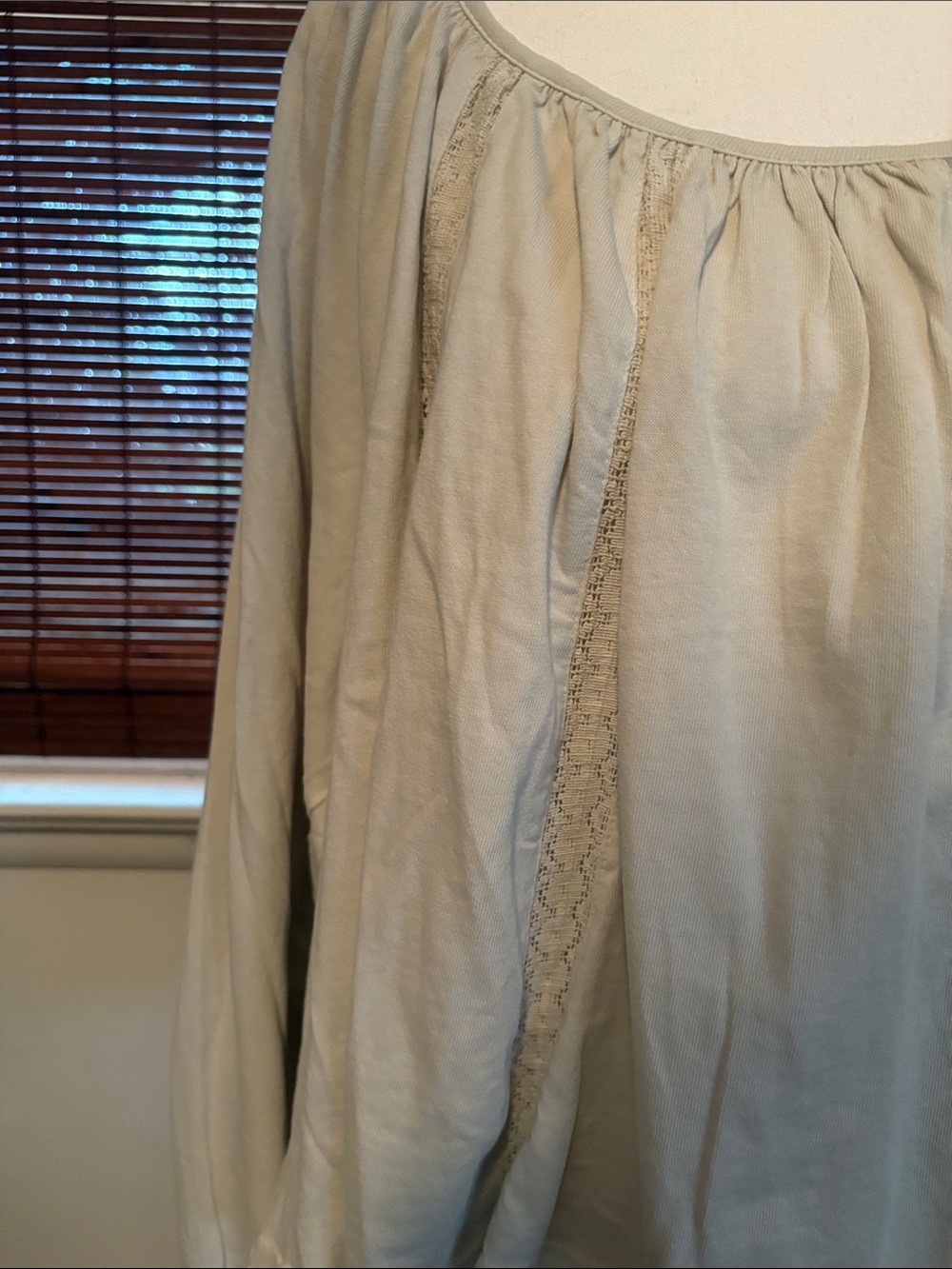 Free People Marla Cream Long-Sleeve Peasant Top - Picture 4 of 9